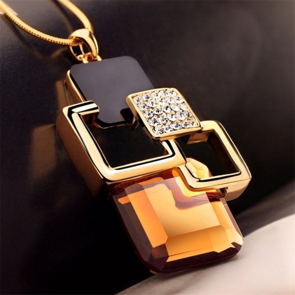 Jewelry - Modern Art Geometric Long Necklace